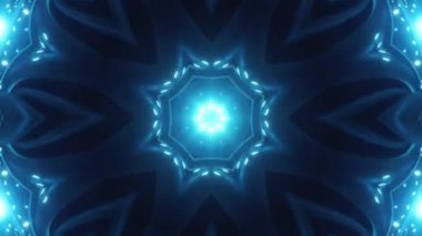 VJ fraktal sürekli değişen arka plan mavi. Arka plan mavi hareket fraktal tasarımı siyah arka plan ile. Disko spektrum ışık konser spot ampul. Işık tüneli. Sorunsuz döngü.
