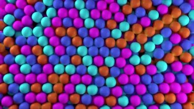 3d render, düşen renkli topları, çocuklar oyuncak, plastik toplar, Bahçesi, Alfa mat ile arka plan