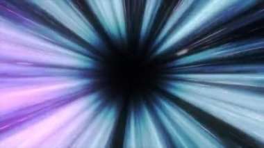 Bir soyut tünel uzay-zaman sürekliliğinde uçan. Zaman makinesi sorunsuz animasyon için bilim filmleri, müzik klipleri, yayın, gevşeme, meditasyon, ses görsel performansı, ışık gösterisi, gece kulüpleri.