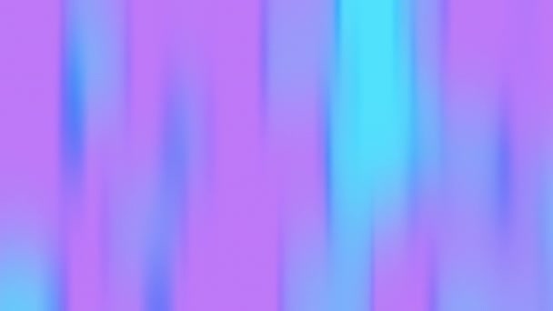 Abstract holographic neon foil seamless loop 3d animation. colorful abstract background — Stock Video