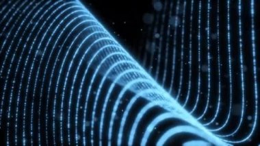 Güzel flaş ışığı efektleri ile kesintisiz döngü akan parçacıklar. 20 saniye uzunluğunda ve döngüler. Güzel soyut arka plan