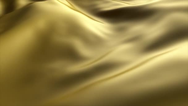 Golden wave background — Stock Video
