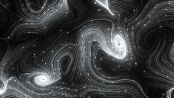 Αφηρημένο βρόχο αφηρημένη φόντο του τοπογραφικού χάρτη έννοια. Χάρτης περιγράμματος. απόδοση 3D. Κοιλάδες και βουνά. Η φιλοσοφία της γεωγραφίας. Κυματιστό σκηνικό. Διαστημική επιφάνεια. μαγικό φως νέον καμπύλη γραμμή στροβιλισμού — Αρχείο Βίντεο