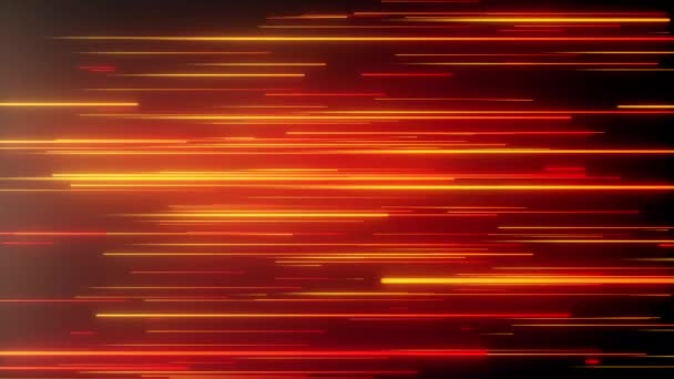 Résumé lignes directionnelles néon fond géométrique