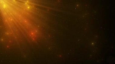 Pırıl pırıl kayan altın toz parçacıklarının soyut arka planı