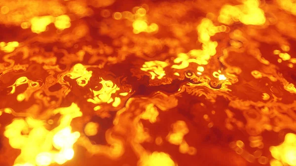 Fundo Abstrato Lava Brilhante Fluindo Ilustração — Fotografia de Stock
