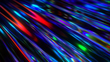 Renkli soyut animasyon arka planı. Şeffaf çok renkli cam yüzeyin hareketi. Sıvı etkisinin aktif hareketi. Kavramsal sanat. Gökkuşağı gradyanı. 3d illüstrasyon