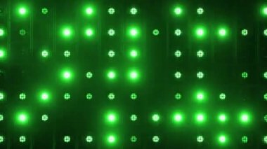 Yanıp sönen duvar ışıkları. Kulüpler ve diskolar için yanıp sönen ışıklar. Matris ışını farları. Gece kulübü halojen lambası. Kusursuz döngü 3D görüntüleme. Yeşil ışık