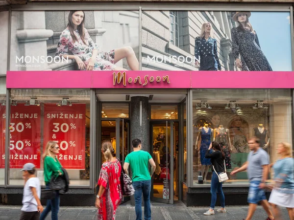 Belgrad Serbien Juli 2018 Logo Monsoon Accessorize Deras Huvudsakliga Butiker — Stockfoto