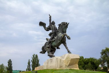 Tiraspol, Transnistria, Moldova Aleksandr Suvorov heykeli. Aleksandr Suvorov şehrin kurucusu ve 18. yüzyılın büyük bir Rus askeri lider olduğunu.