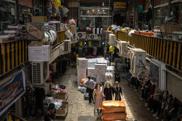 Shiraz Irán Agosto 2018 Shiraz Vakil Bazar Lleno Mercaderías Mercancías — Foto de Stock