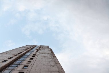 Traditionnal komünist konut Belgrad, banliyösünde yeni bbelgrade. Bu tür yüksek yükselir brutast mimari sembolleridir