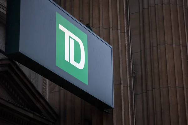 Montreal Canada November 2018 Bank Logo Front Branch Montreal Quebec — Stock Photo, Image