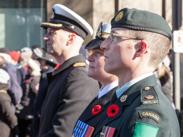 Οττάβα Καναδάς Νοεμβρίου 2018 Στρατιώτες Από Καναδικό Στρατό Δύο Άνδρες — Φωτογραφία Αρχείου