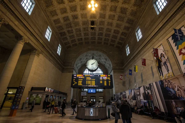 Toronto Canada November 2018 Toronto Main Hall Its Departures Arrivals — Stock Photo, Image