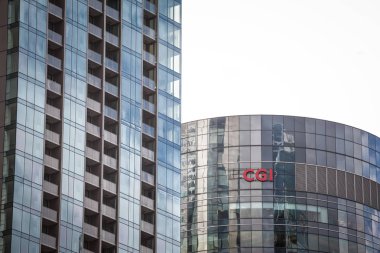 Montreal, Kanada - 4 Kasım 2018: Kendi merkezinde Montreal, Quebec CGI grubu. Conseillers tr Gestion Informatique da bilinen, bir Kanadalı It ve dış kaynak şirketi olduğunu