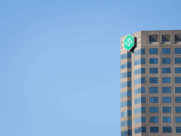 Montreal Canada November 2018 Desjardins Bank Logo Main Office Montreal — Stock Photo, Image