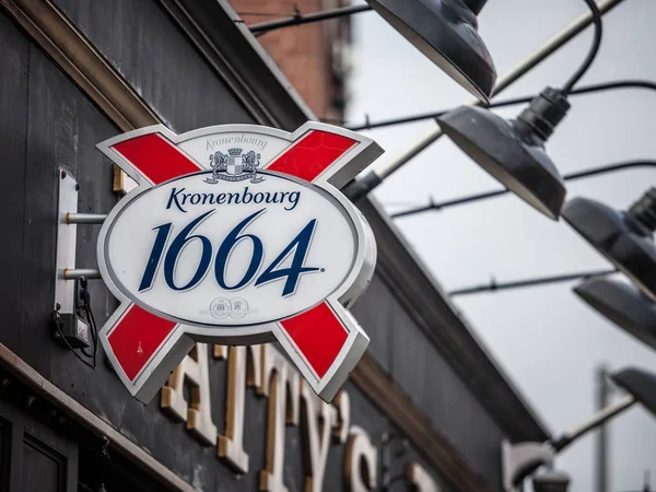 Ottawa Canada Novembre 2018 Logo Bière Kronenbourg 1664 Sur Pub — Photo