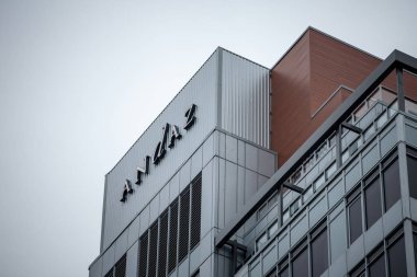Ottawa, Kanada - 12 Kasım 2018: Andaz onların hotel Ottawa, Ontario için logosuna. Bölüm Hyatt, Andaz butik otel dünya çapında yayılan bir markadır