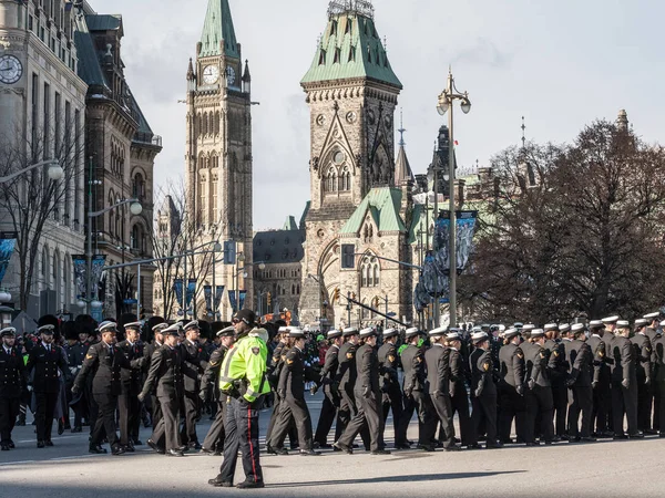 Οττάβα Καναδάς Νοεμβρίου 2018 Στρατιώτες Από Τον Καναδικό Στρατό Άνδρες — Φωτογραφία Αρχείου
