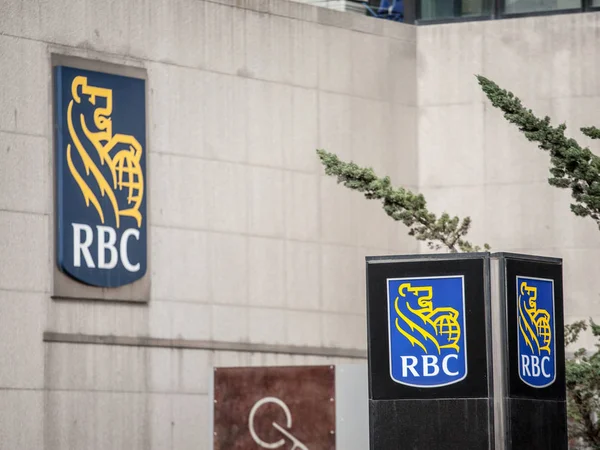 Montreal Canada November 2018 Logo Royal Bank Canada Rbc Toronto — Stock Photo, Image