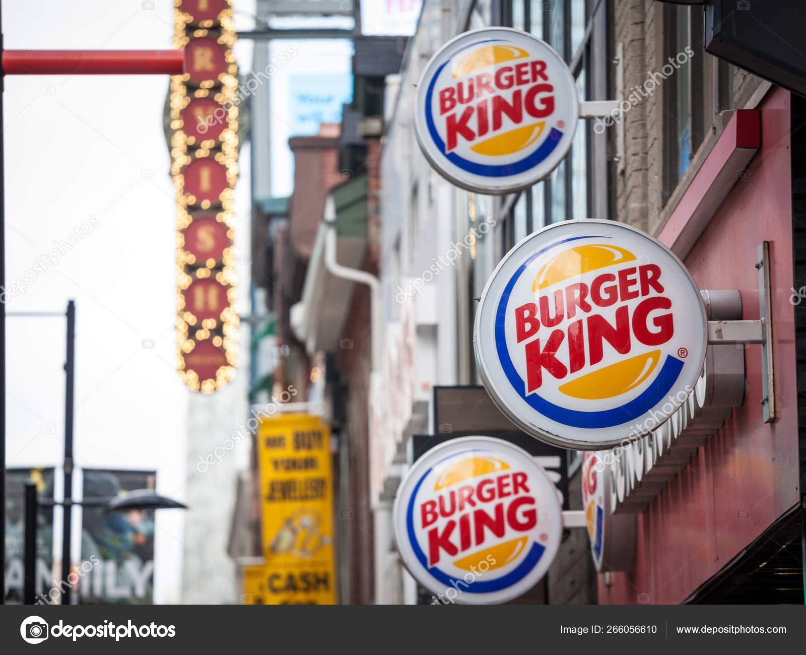 Toronto Canada November 2018 Burger King Logo Main Fast Food