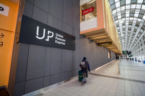 Toronto Canadá Noviembre 2018 Express Logo Access Lounge Union Station — Foto de Stock