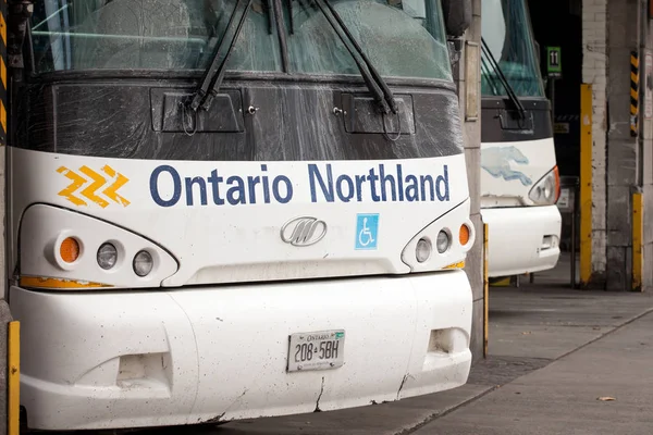 Toronto Canada November 2018 Ontario Northland Logo Motorcoach Bus Standing — Stock Photo, Image