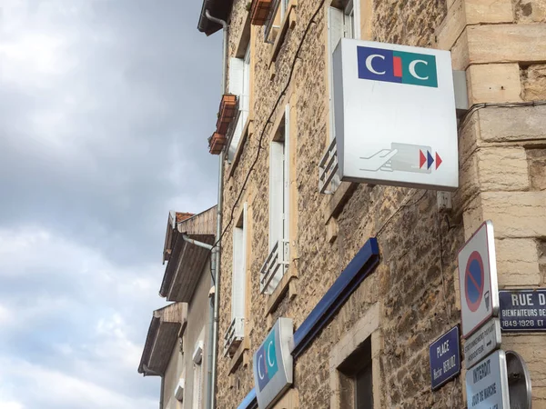 Бургойн Жаллиу Франция Июля 2019 Года Логотип Cic Перед Местным — стоковое фото