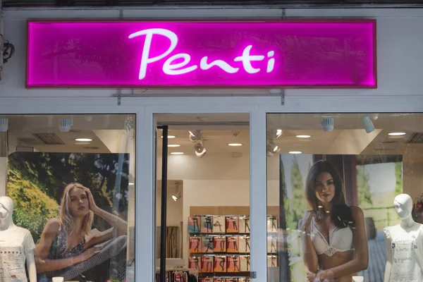 Belgrade Serbie Septembre 2019 Logo Penti Sur Leur Boutique Principale — Photo