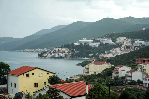 Panorama Neum Bosnia Herzegovina Visto Desde Costa Adriática Neum Una — Foto de Stock