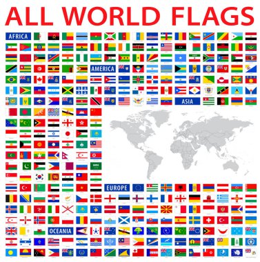 Dünyanın tüm ülke bayrakları