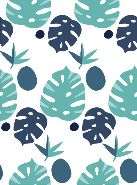 flowers and leaves pattern background