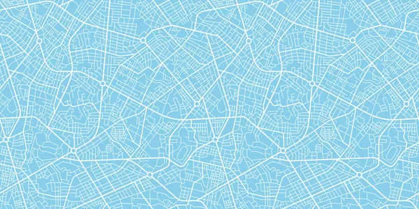 Stedelijke vector stad kaart naadloze textuur — Stockvector