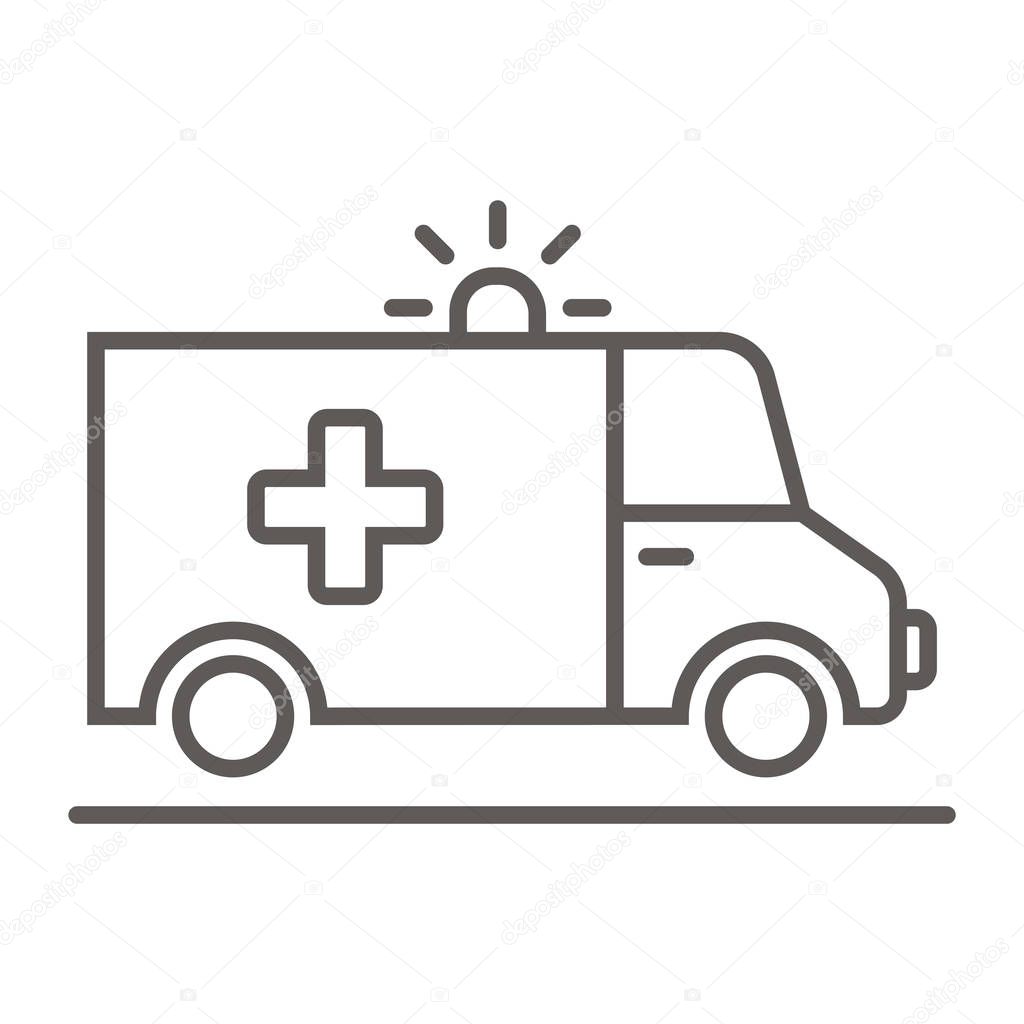 Ambulance - vector icon
