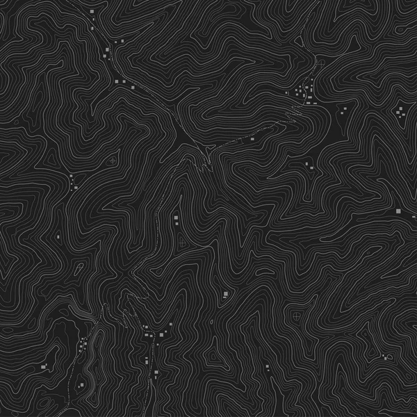 Topographische Karte nahtloses Muster. Vektorhintergrund — Stockvektor