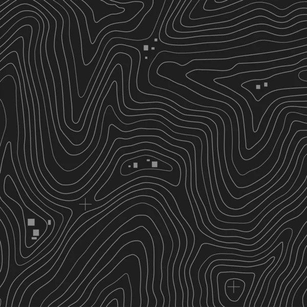 Carte topographique Modèle sans couture. Backgroun vectoriel — Image vectorielle