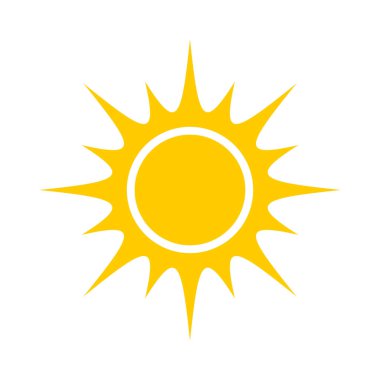 Sarı güneş simgesi