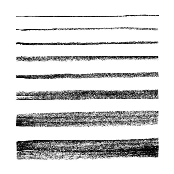 Set of grungy vector brushes — Stock Vector