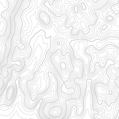 Topografik harita Seamless modeli. Vektör arka plan