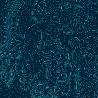 Topografik haritanın soyut illüstrasyonu. Bo ile yapılan desen