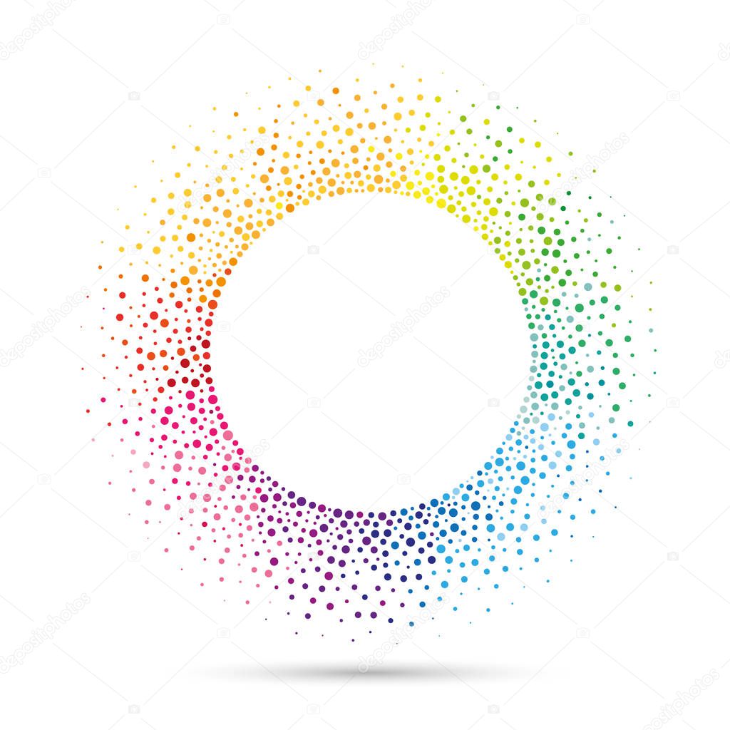 Radial lattice graphic design, abstract background