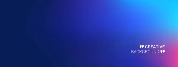 Moderní Abstraktní Gradient Tmavě Fialové Modré Banner Pozadí — Stockový vektor