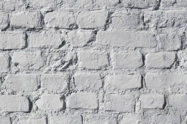 Beyaz grunge tuğla duvar arka planı