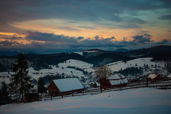 Bergen Karpaten Winter — Stockfoto