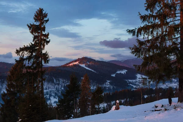 Bergen Karpaten Winter — Stockfoto
