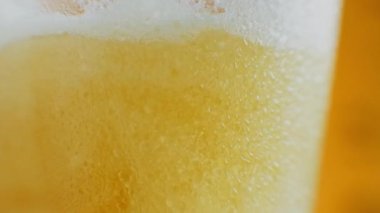 Bira açılı cama dökülüyor. IPA dinlemede. Su damlalı bir bardakta soğuk light bira. El yapımı bira dalgaları yaklaşıyor. Tazelik ve köpük. Bar geçmişi. Mikro bira fabrikası birası