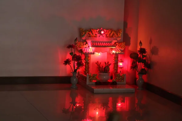 Дом Ангела Китайский Народ Поклоняются Дома — стоковое фото