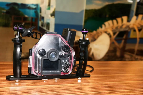 Камера Підводних Корпусах Інструменти Вивчення Морських Досліджень — стокове фото