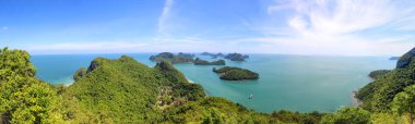 Panorama görünümünü ang thong Island, Tayland adalar, 